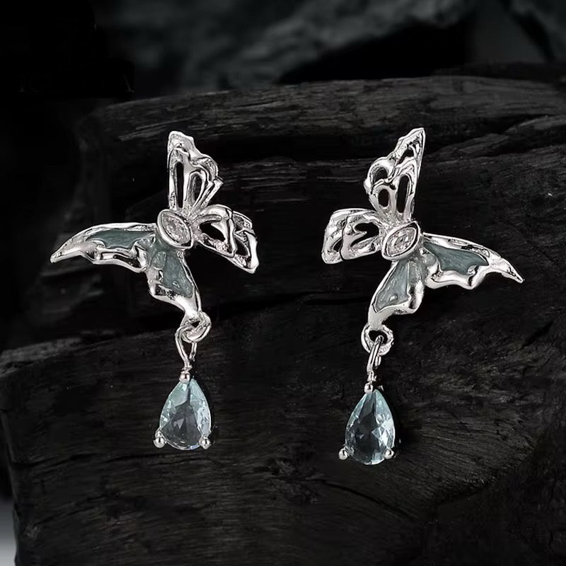 Absolem Butterfly Drop Earrings
