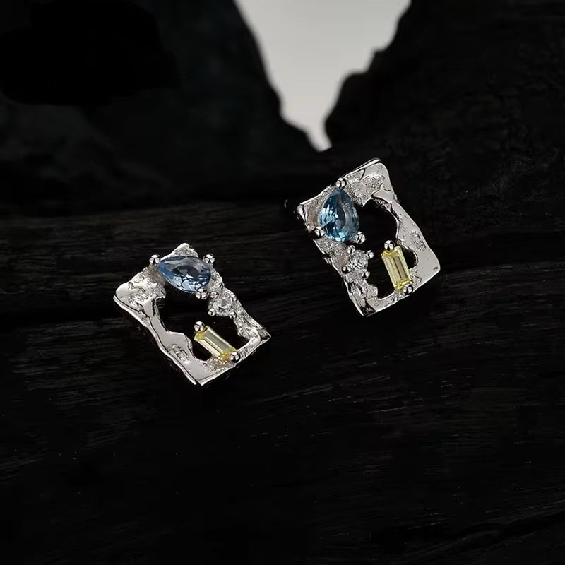 Playing Card Stud Earrings