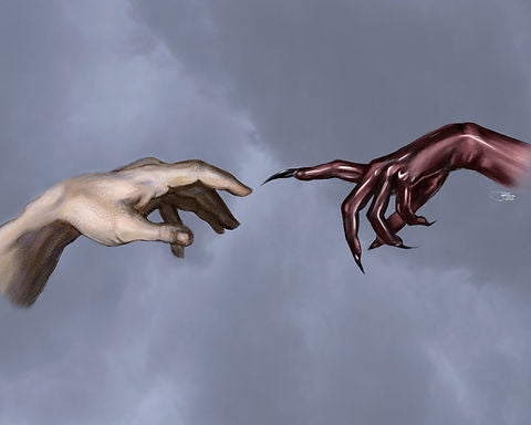 The Fall of Adam Art Print