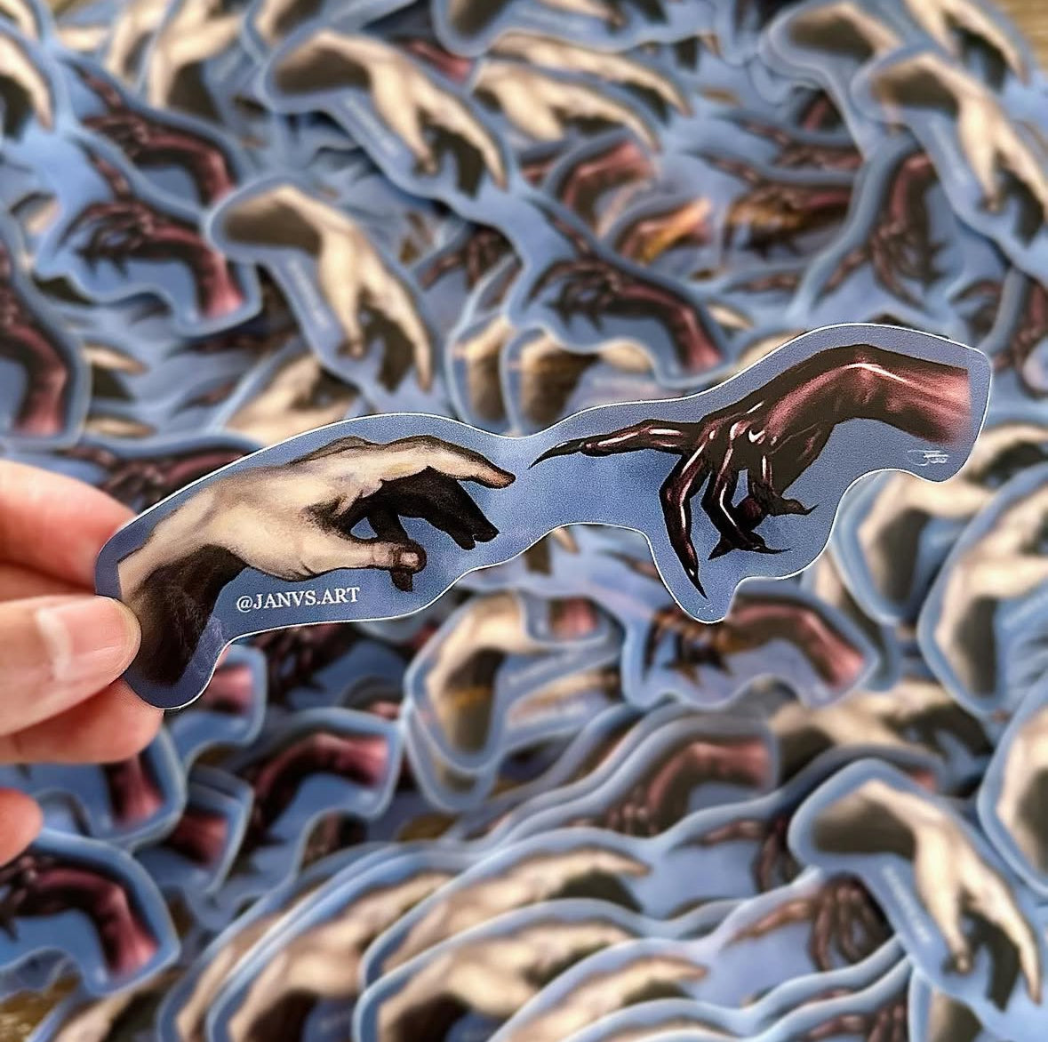 The Fall of Adam sticker